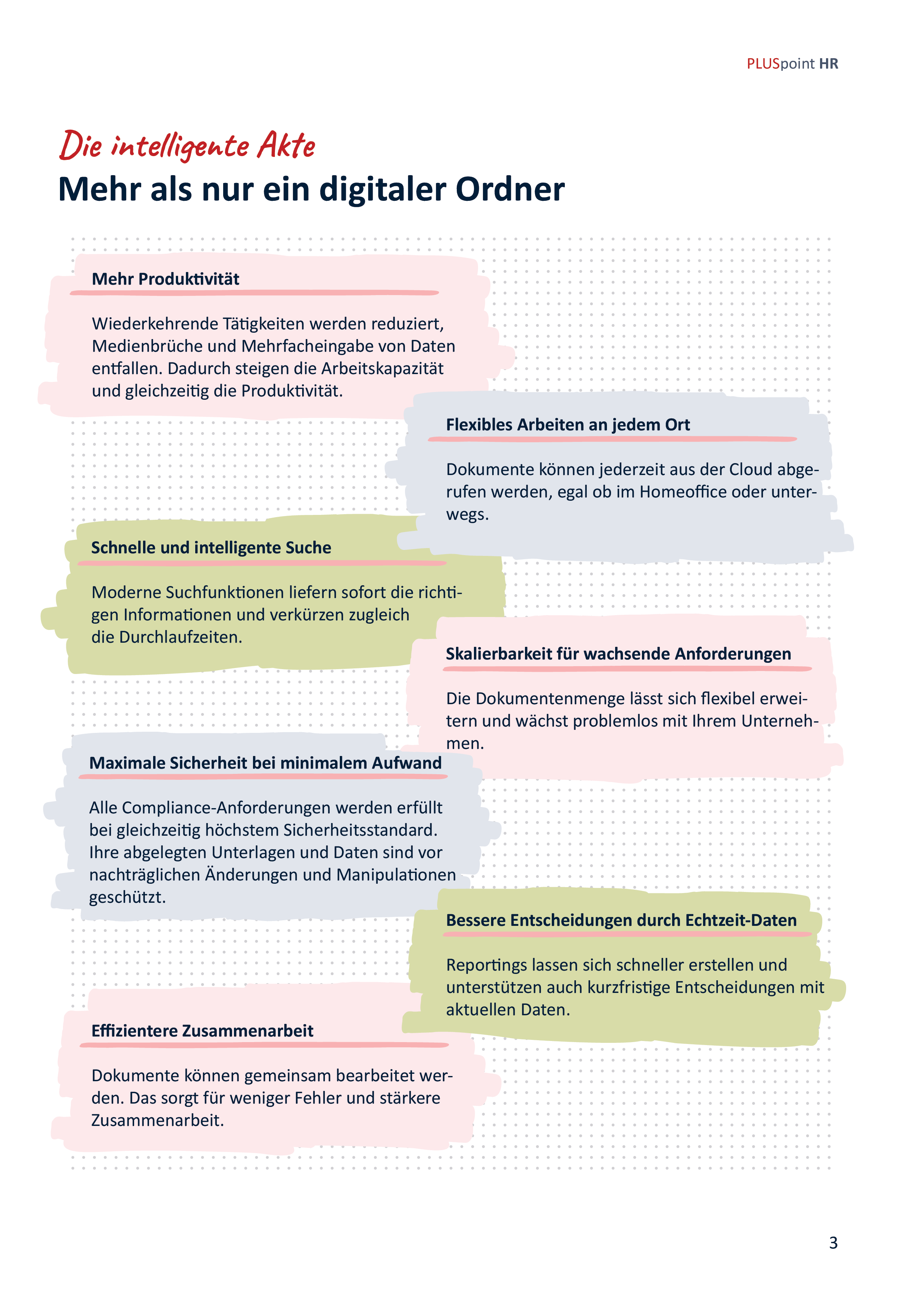 Vorteile und Features der Digitalen Personalakte