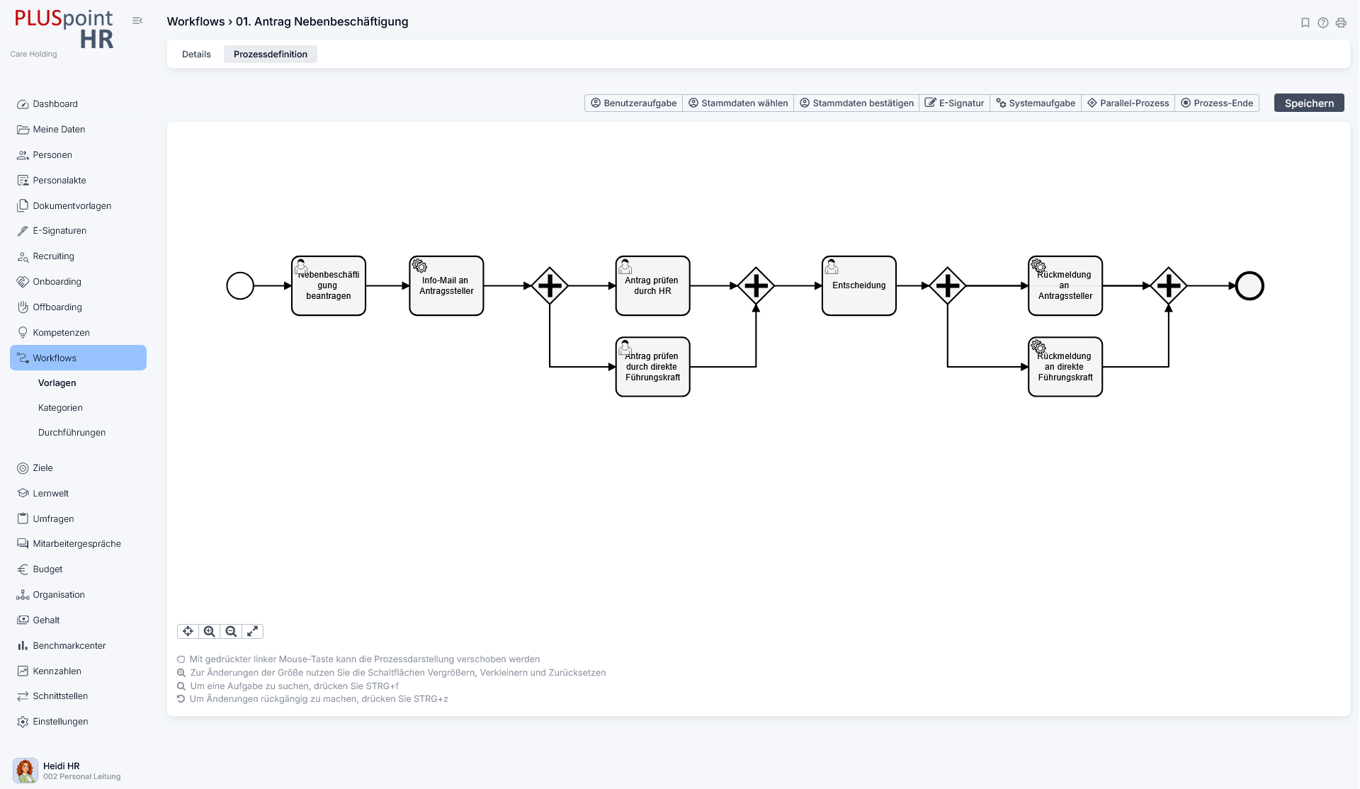 HR Workflows von PLUSpoint HR