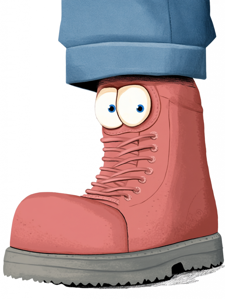 Drückender Schuh