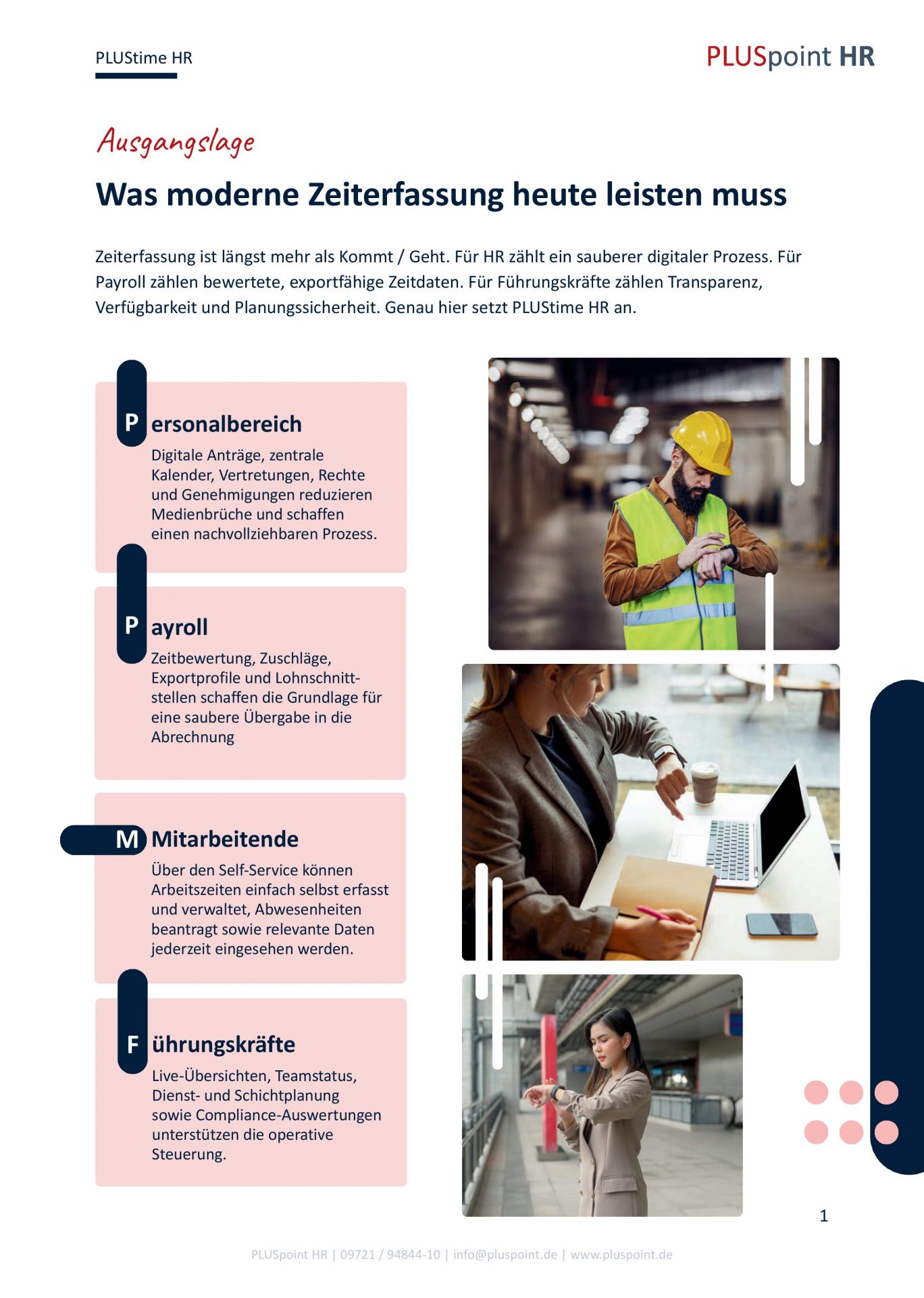 Anforderungen an moderne Zeiterfassung